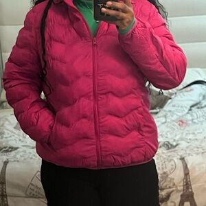 Pink Puffer Jacket